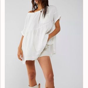 Free People Moon City Top Ivory Small